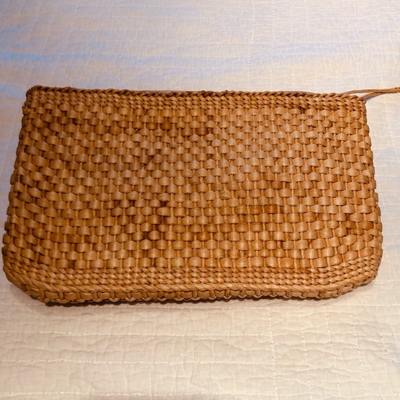 Vintage Handbags - Straw Clutch Bag